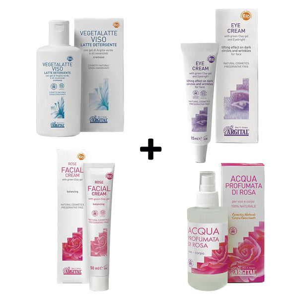 Argital - 4 trins fugt med rose