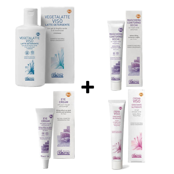 Argital - sæt med fugt og næring med fokus på øjne