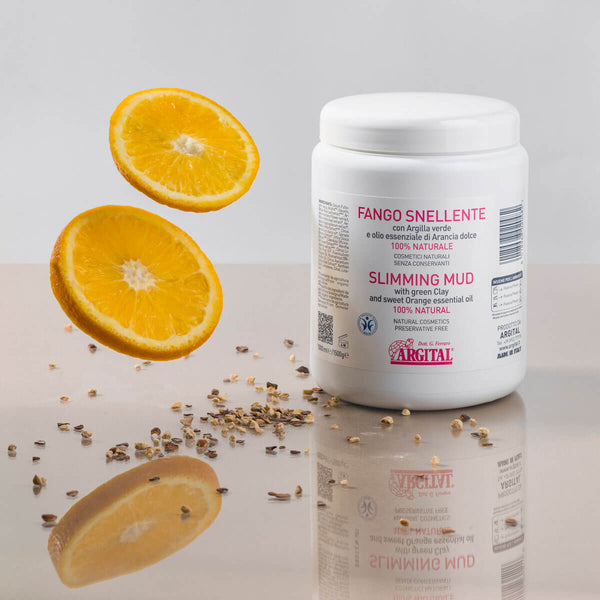Argital Slimming Mud - Effektiv Anti-Cellulite, 1000 ml