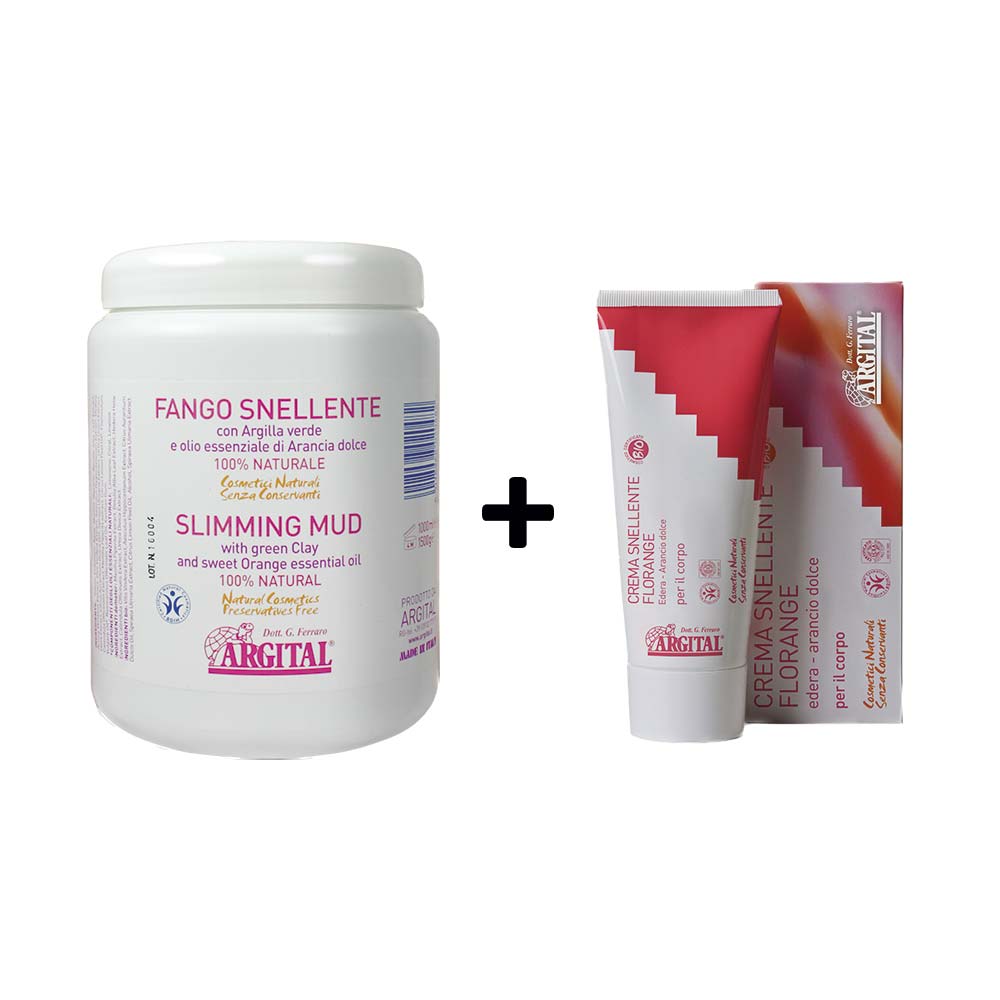 Argital - Slankende creme og mud Duo til anti-cellulite behandling