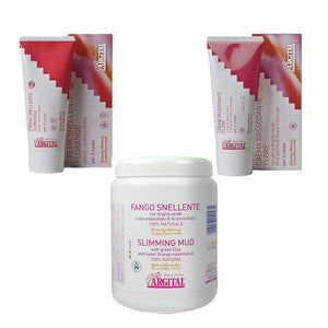 Slankende creme og mud Trio til anti-cellulite behandling