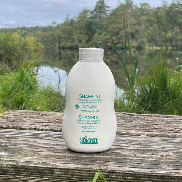 Argital Shampoo til fedtet hår og skæl - Med Brændenælde-blad ekstrakt