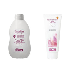 Hårplejesæt til krøllet og kruset hår der mangler protein i 2 trin - TAG TESTEN