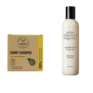 Hårplejesæt til krøllet og kruset hår der mangler fugt i 2 trin - TAG TESTEN