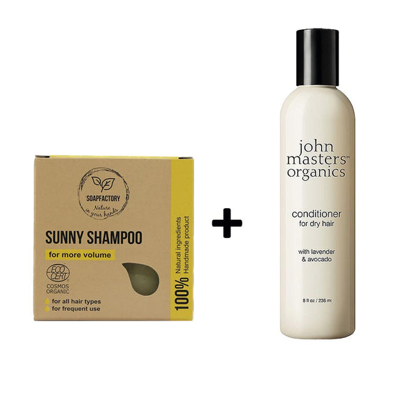 Hårplejesæt til krøllet og kruset hår der mangler fugt i 2 trin - TAG TESTEN