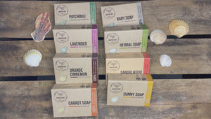 Soapfactory Ginger & Carrots sæbebar - til ansigt og krop uden æteriske olier