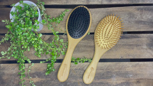 Mindset Eco Detangler hårbørste - i bambus