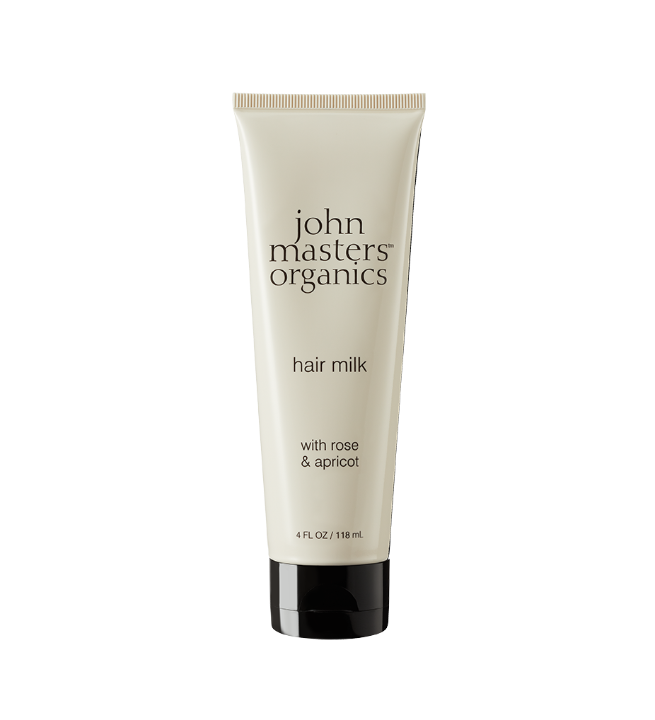John Masters Organics Hair milk - leave-in balsam med rose & apricot