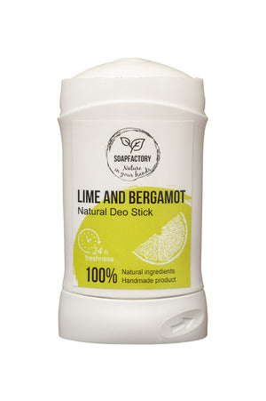 Soapfactory Deostick Lime og Bergamo - til alle hudtyper