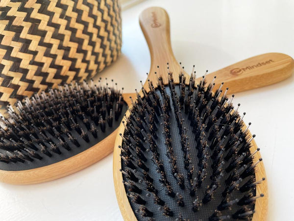 Mindset Eco Detangler hårbørste - i bambus