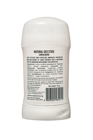 Soapfactory Deostick Sandalwood - til alle hudtyper
