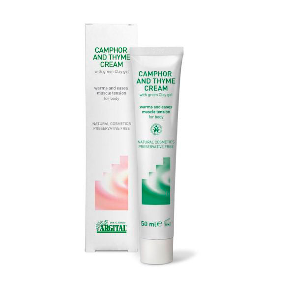 Argital Kamfer og Timian Creme - Opvarmende og muskelafspændende