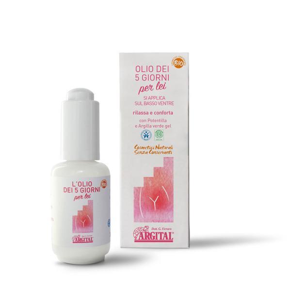 Argital 5 Dages Olie til kvinder - Lindrer ubehag ved menstruation