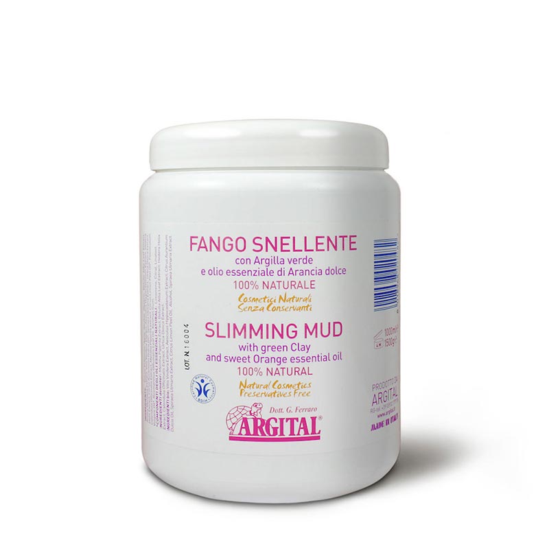 Argital Slimming Mud - Effektiv Anti-Cellulite, 1000 ml